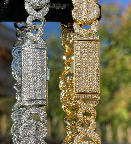 Moissanite Iced Out Money Doller Hip Hop Chain