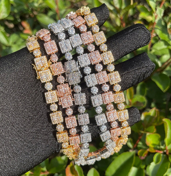 Hip Hop Luxury Diamond Chain Necklace Unisex Hip Hop Jewelry Gift for Birthday