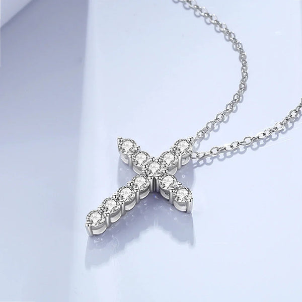 Criss Cross Diamond Pendant