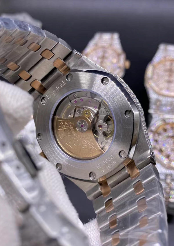 Iced Out Moissanite Diamond Watch Hip Hop Luxury Watch for Him