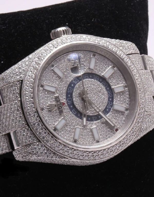 Rolex Automatic Movement Moissanite Diamond Watches