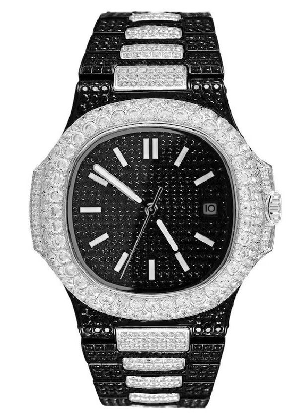 Patek Moissanite Diamond Watches Iced Out Hip Hop Jewelry