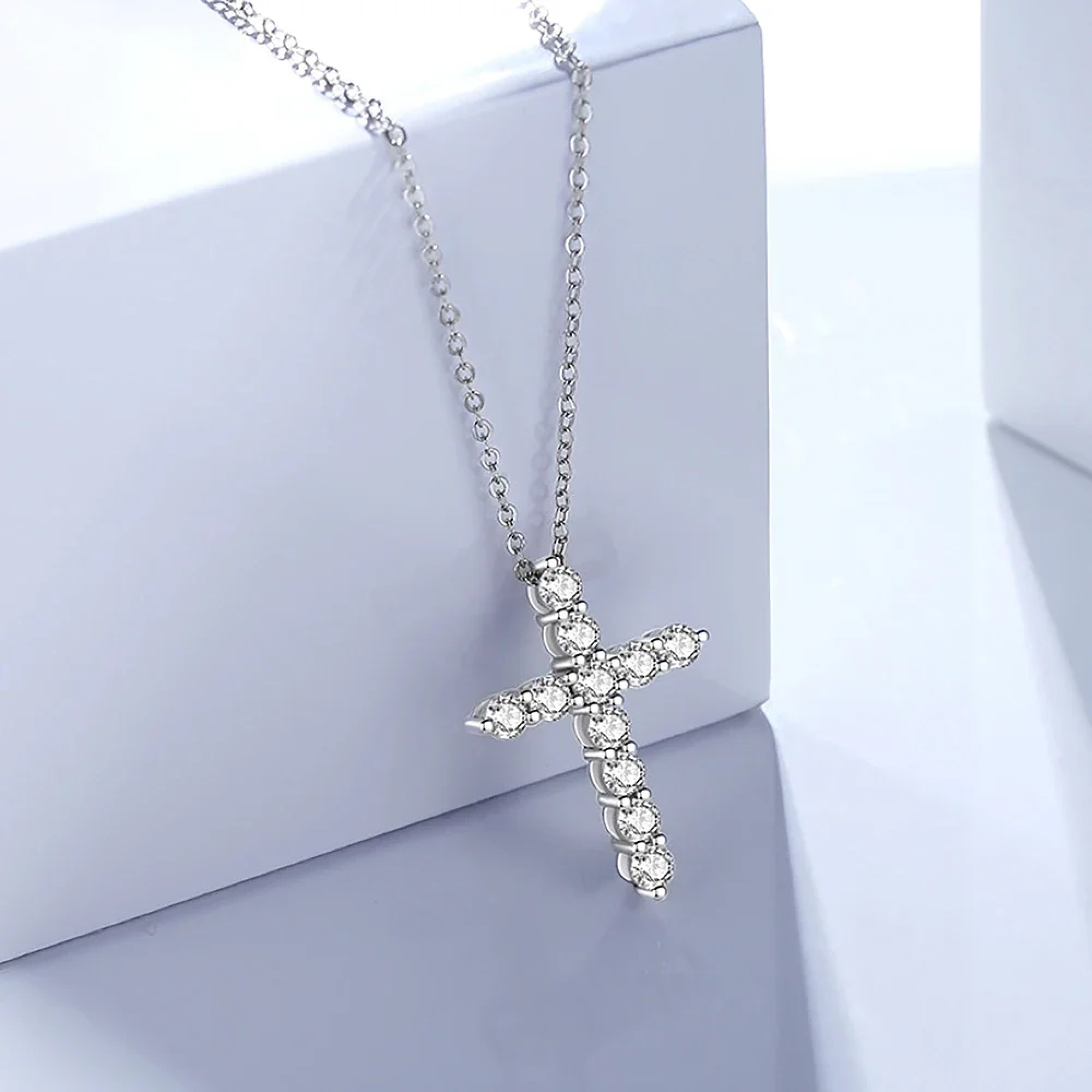 Criss Cross Diamond Pendant