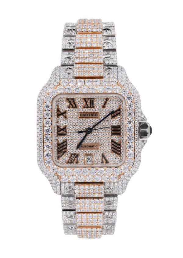 Hip Hop Luxury Diamond Cartier Men's Watch