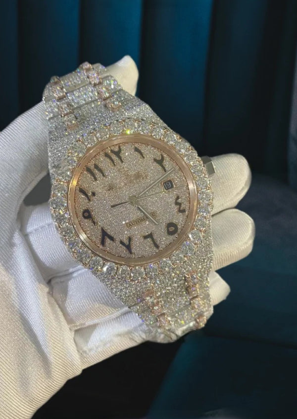Hip Hop Luxury Diamond Automatic AP Watches For Him