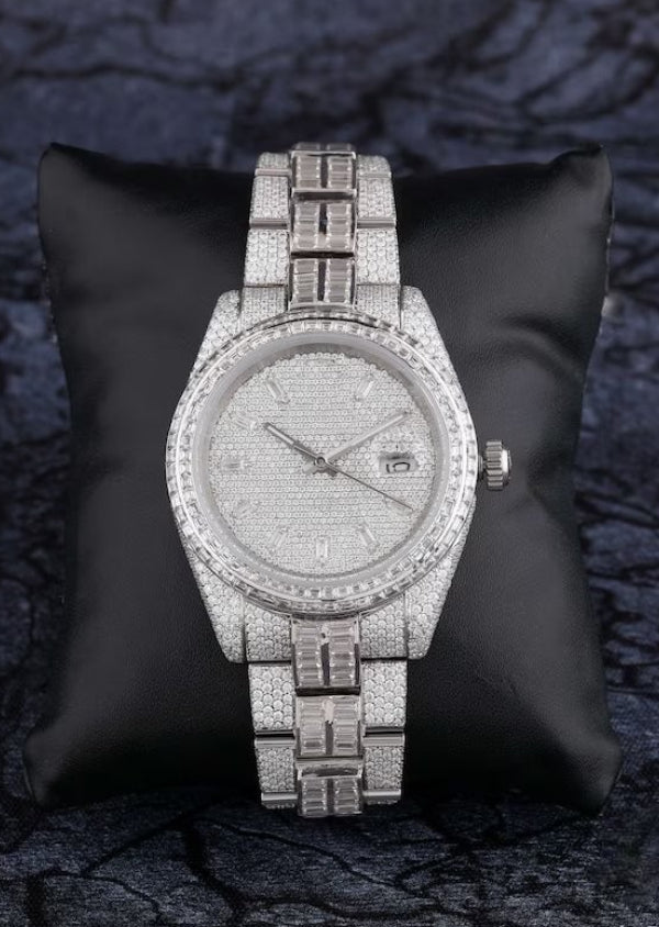 Moissanite Diamond Hip Hop Luxury Watches For Men's