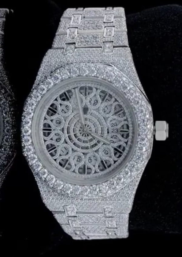 Moissanite Diamond Fully Iced Out Automatic Luxury Watches For Men's