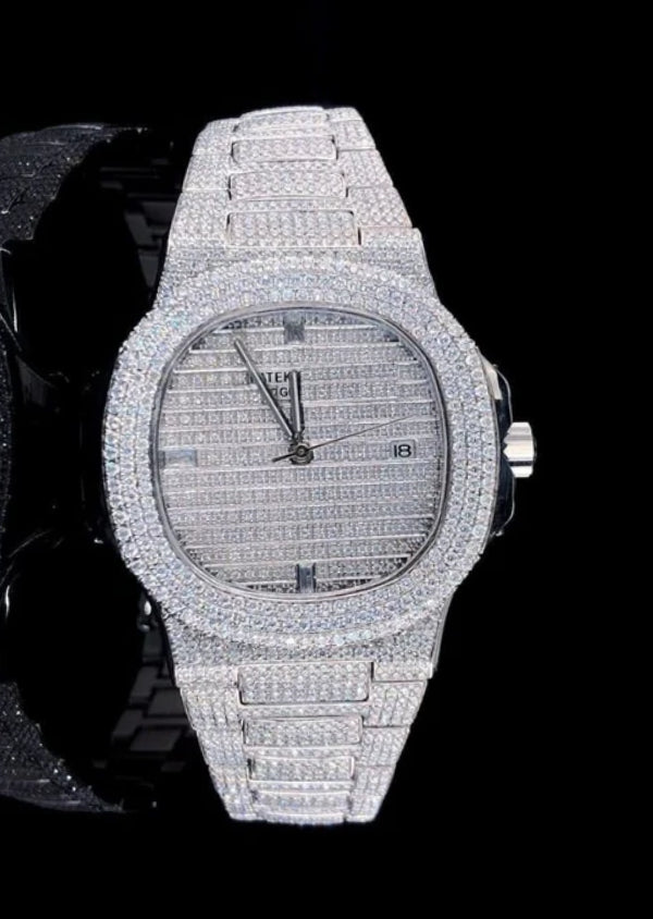 Moissanite Diamond Iced Out Hip Hop Luxury Watches for Men