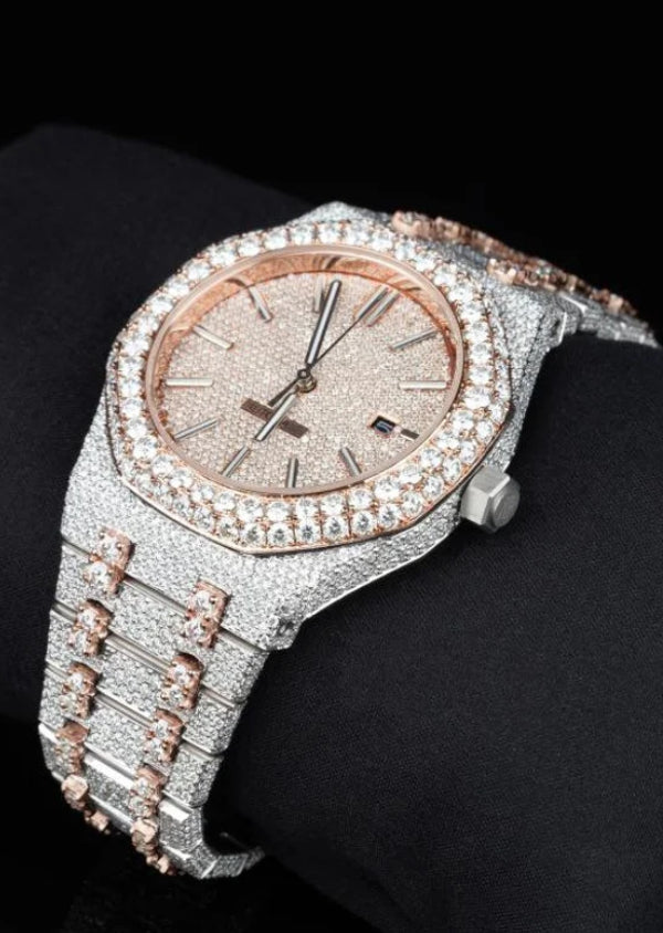 Moissanite Diamond AP Luxury Watches For Men's