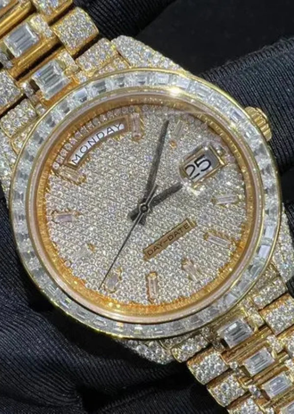 Automatic Movement Hip Hop Luxury Diamond Watches