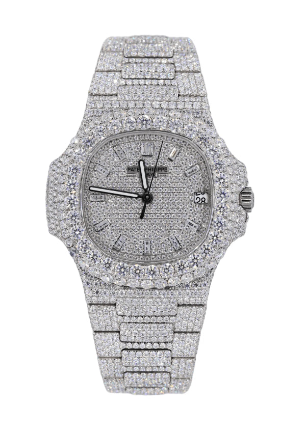 Moissanite Diamond Patek Luxury Hip Hop Watches