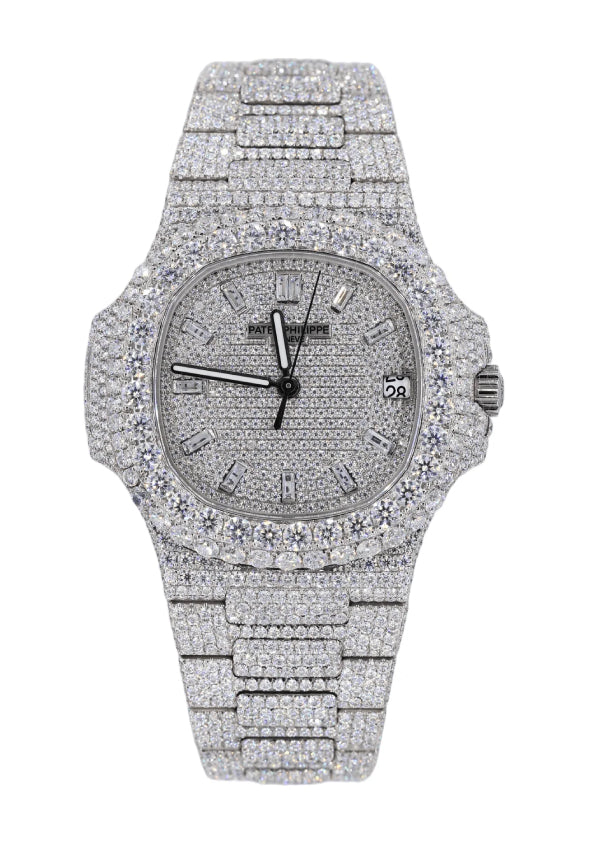 Fully Iced Out Hip Hop Luxury Patek Watches For Him