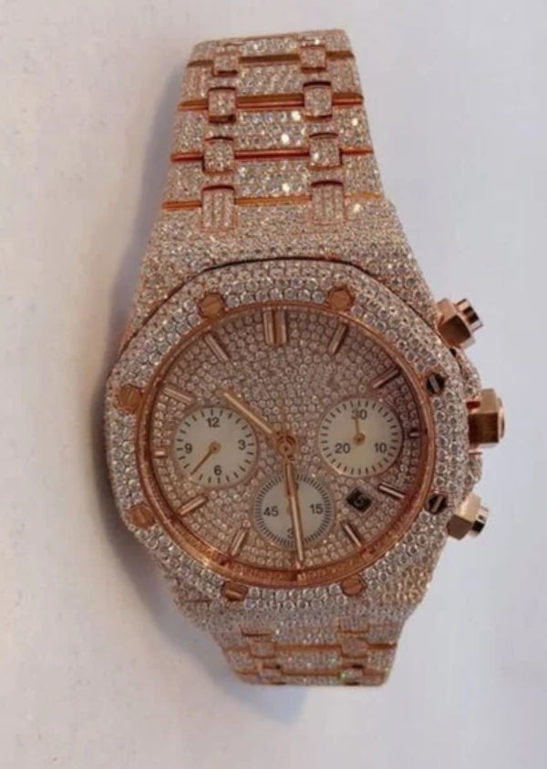 Fully Iced Out AP Luxury Watches For Him