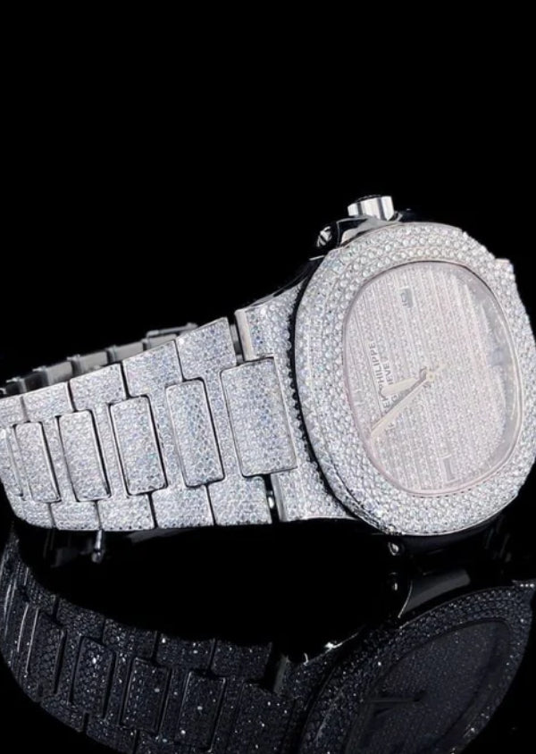 Moissanite Diamond Iced Out Hip Hop Luxury Watches for Men