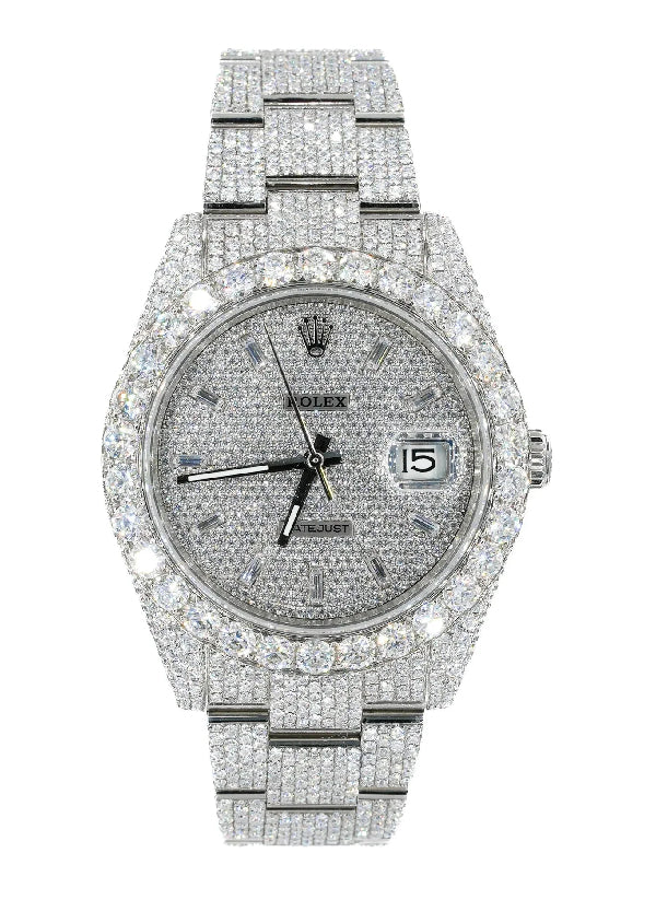 Rolex Datejust Moissanite Diamond Iced Out Luxury Watch