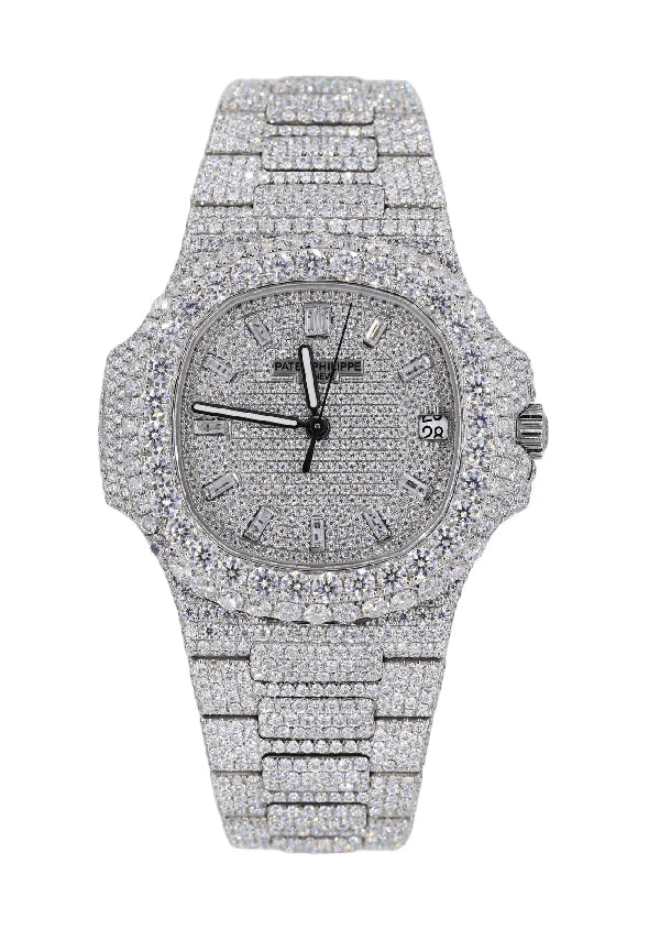 Iced Out Patek Luxury Diamond Watch For Him