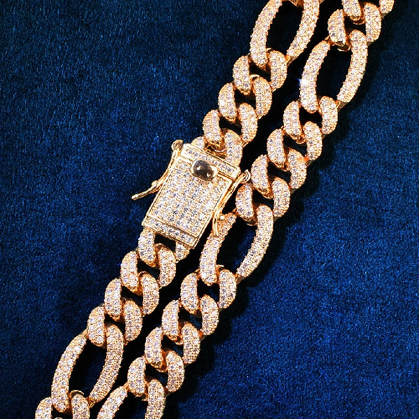 Iced Out Moissanite Diamond Hip Hop Necklace