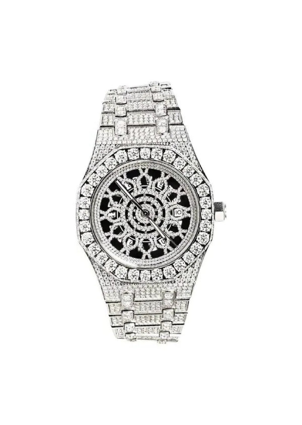 Skeleton AP Hip Hop Luxury Moissanite Diamond Iced Out Watch