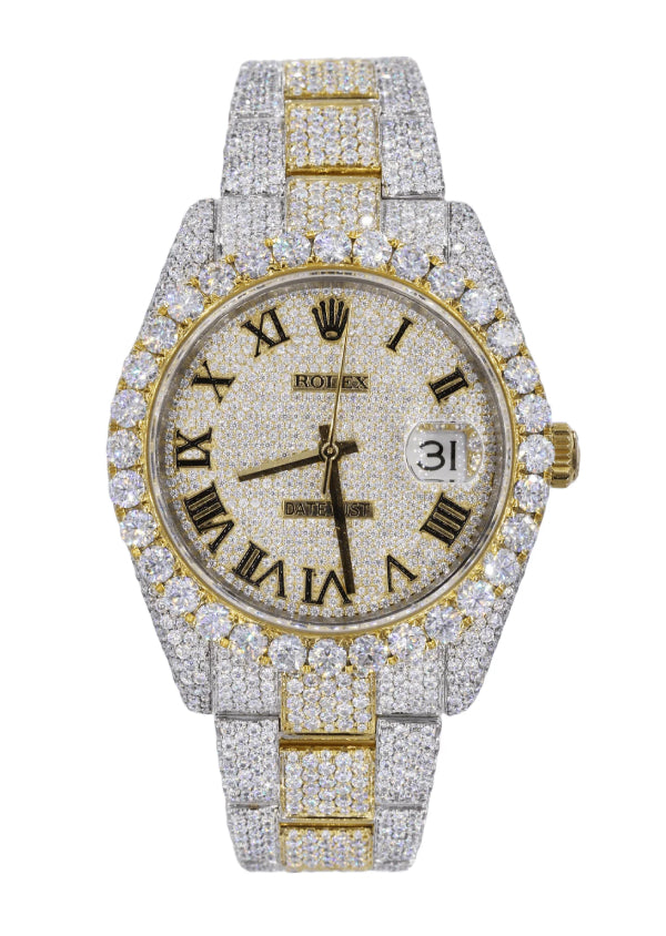 Handmade Moissanite Diamond Rolex Classic Watches