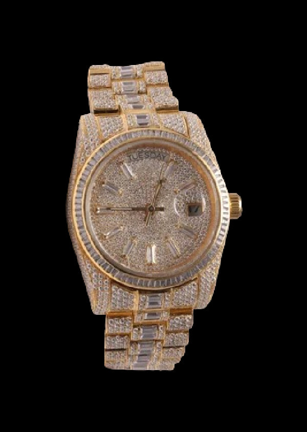 Iced Out Moissanite Diamond Hip Hop Luxury Watch for Him