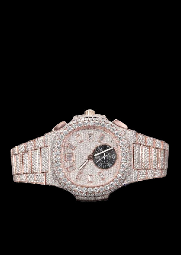 Automatic Movement Watch for Him Iced Out Watch Gift for Men