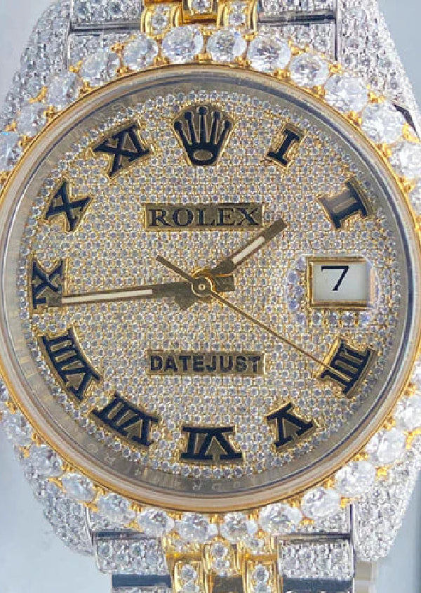 Datejust Roman Numbaric Automatic Hip Hop Luxury Watches