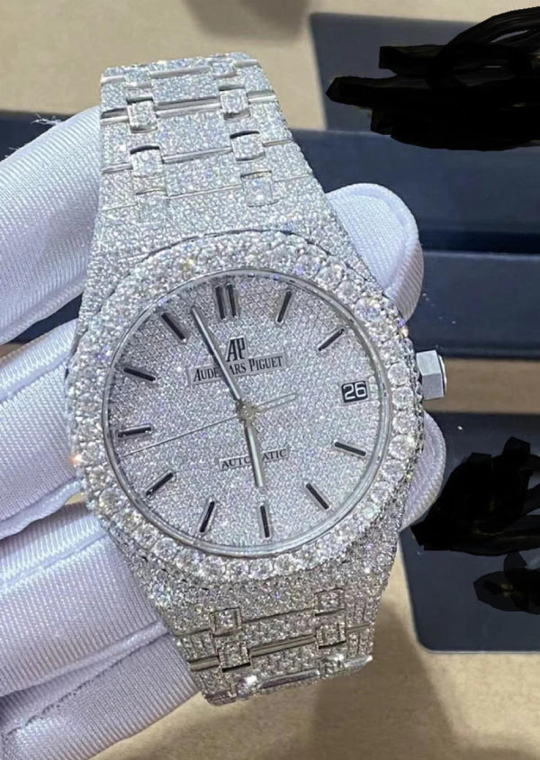 Iced Out Moissanite Diamond Luxury Hip Hop Men's Watches
