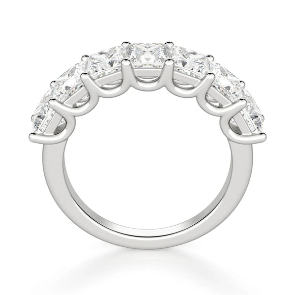 Princess Cut Wedding Anniversary Band for Her