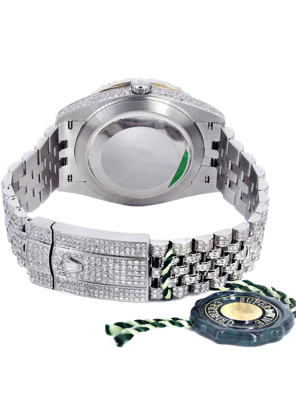 Stainless Steel Men's Luxury Watches, Moissanite Diamond Watch Gift For Him