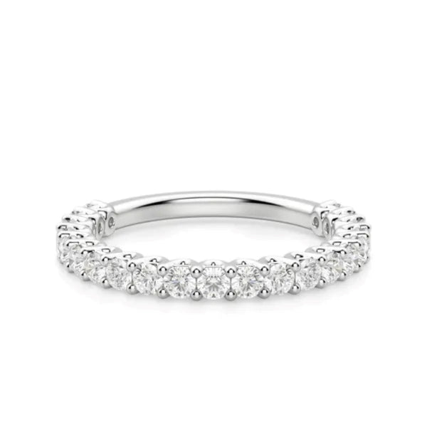 Brilliant Round Cut Semi Wedding Ring for Bridal