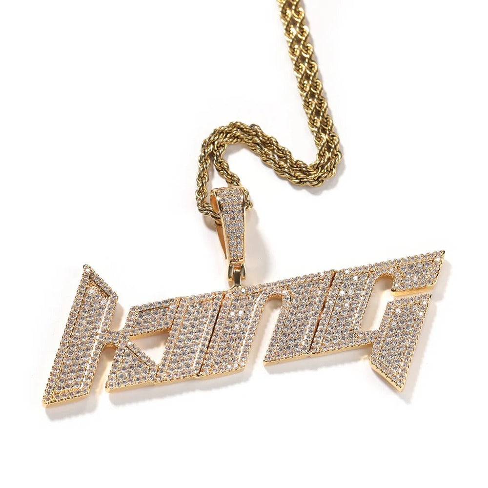 Moissanite Iced Out Custom Letter Hip Hop Pendant