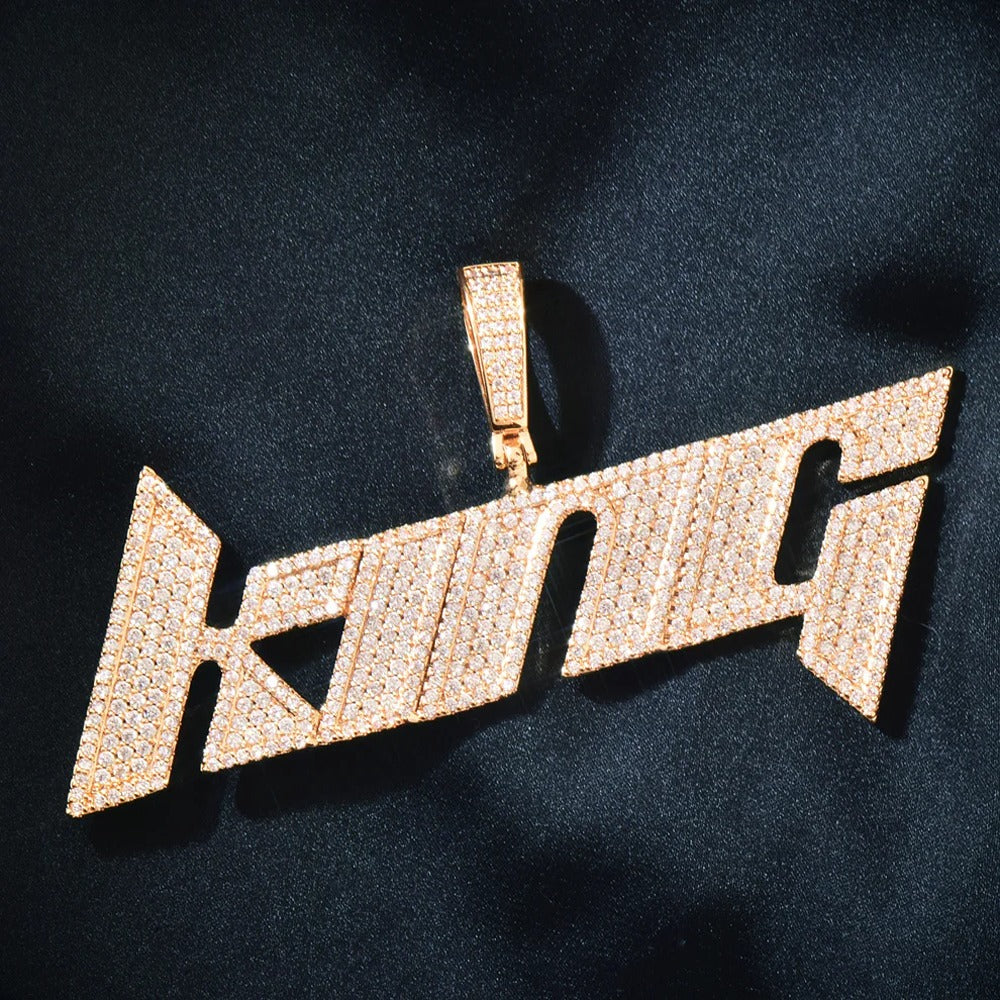 Moissanite Iced Out Custom Letter Hip Hop Pendant