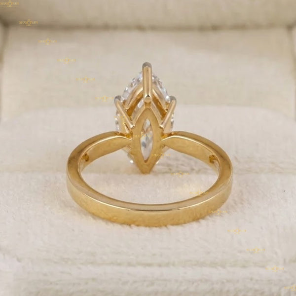 2.5 Carat Radiant Cut Lab Grown Diamond Solitaire Engagement Ring