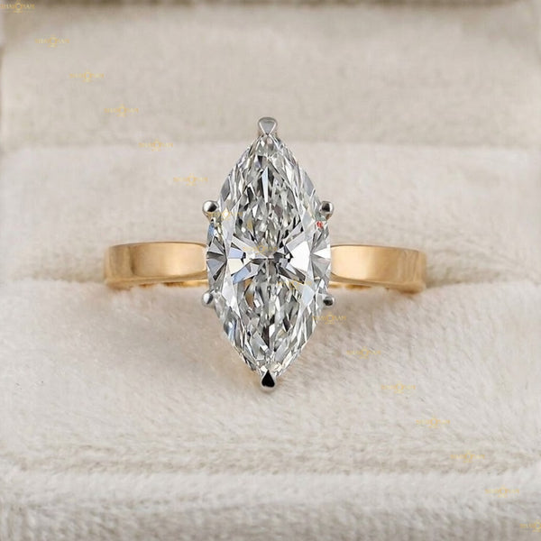 2.5 Carat Radiant Cut Lab Grown Diamond Solitaire Engagement Ring