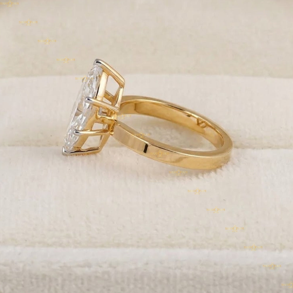 2.5 Carat Radiant Cut Lab Grown Diamond Solitaire Engagement Ring