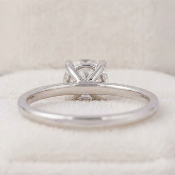 IGI Certified Lab Grown Diamond Round Cut Solitaire Engagement Ring