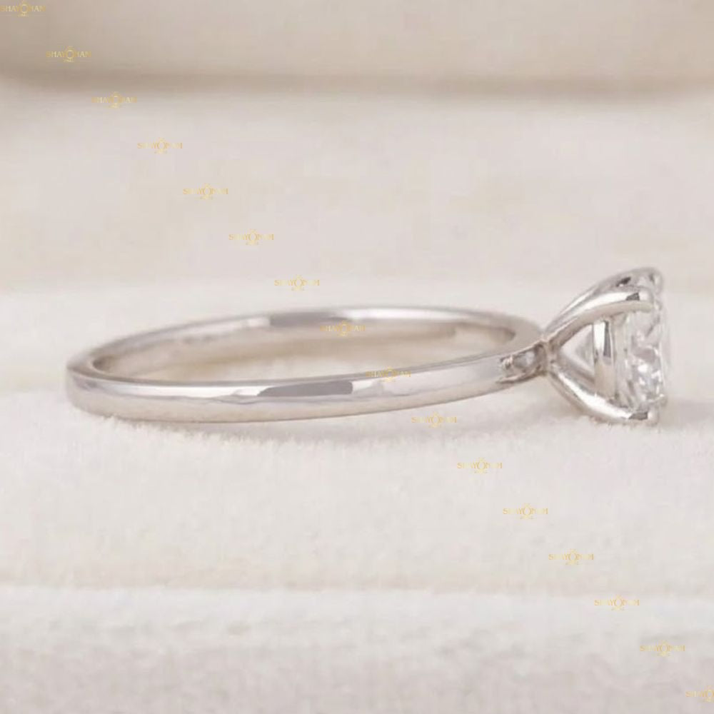 IGI Certified Lab Grown Diamond Round Cut Solitaire Engagement Ring