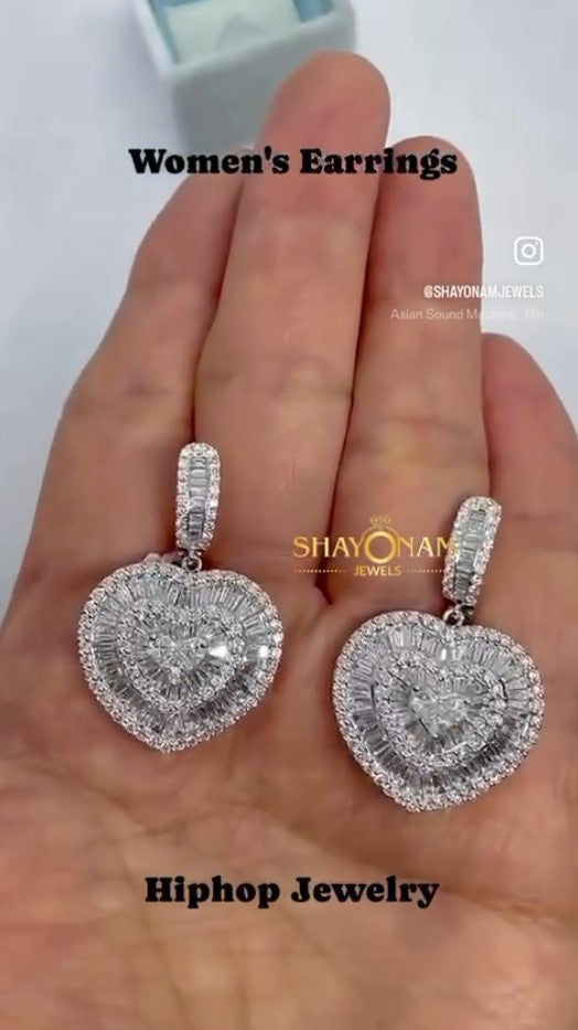 Heart Shape Drop Dangle Earring For Women