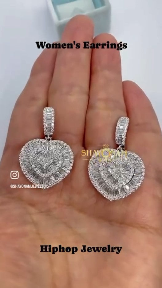 Heart Shape Drop Dangle Earring For Women