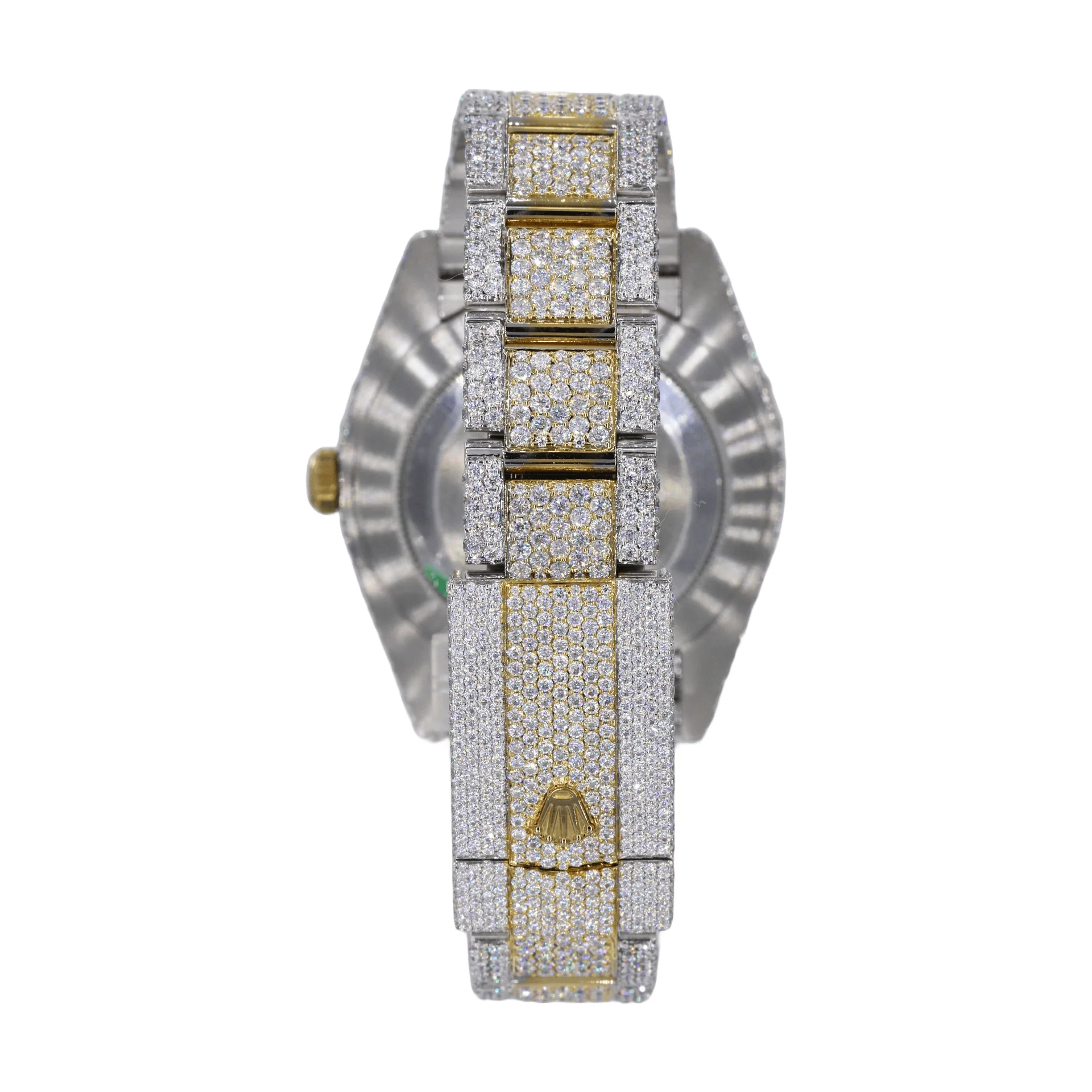 Moissanite Rolex Datejust Iced Out Hip Hop Luxury Watches For Men's