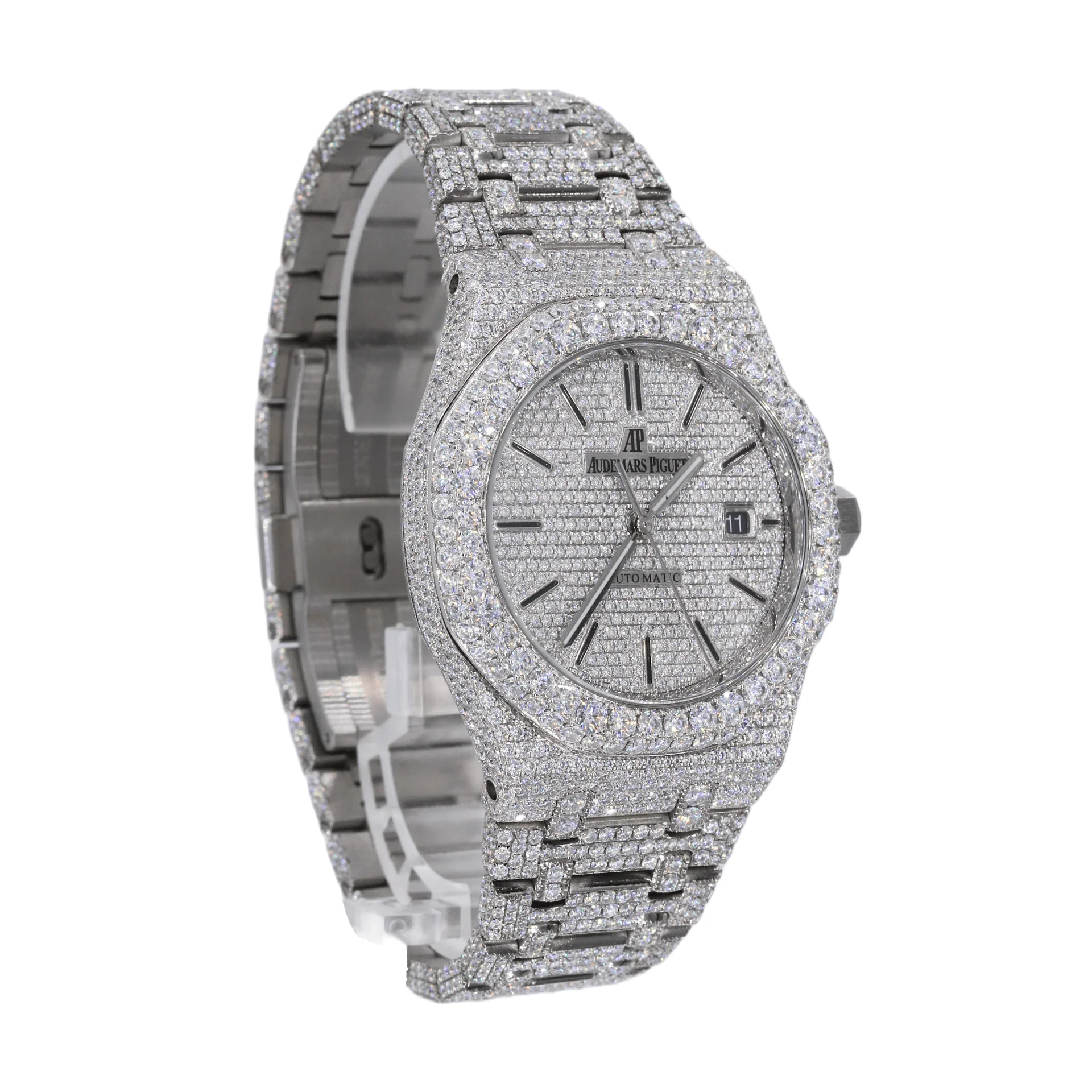 Moissanite Diamond Iced Out Hip Hop AP Watches For Men's