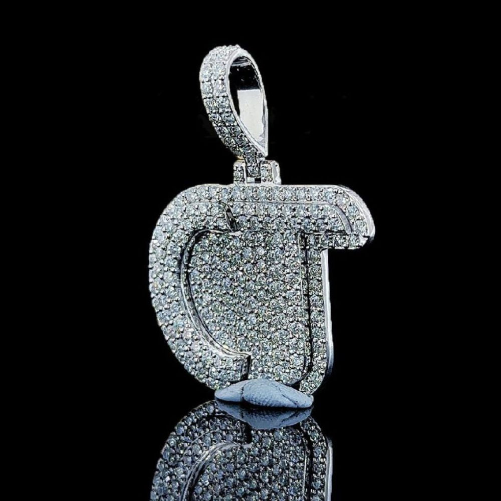 Elegant Iced Out Moissanite Diamond Hip Hop Pendant