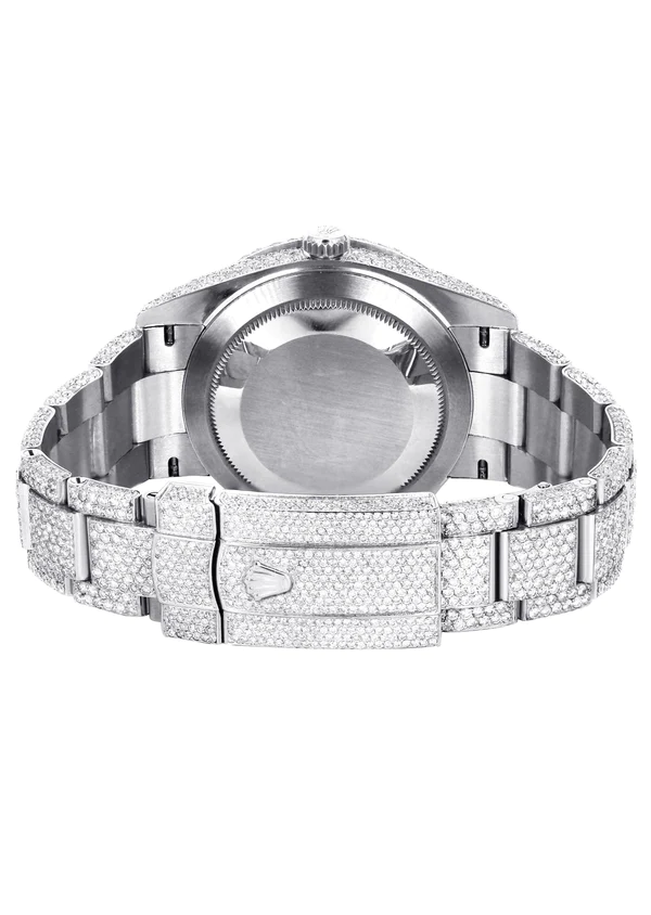 Iced Out Full Diamond Watch, Moissanite Hip Hop Watch for Men's