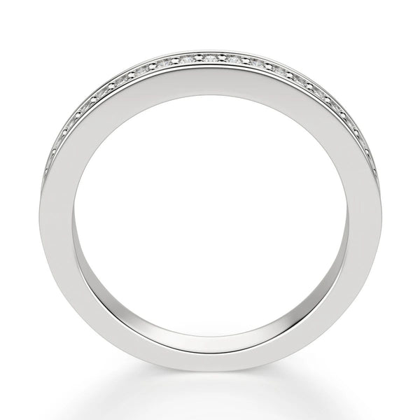 Moissanite Round Cut Matching Band