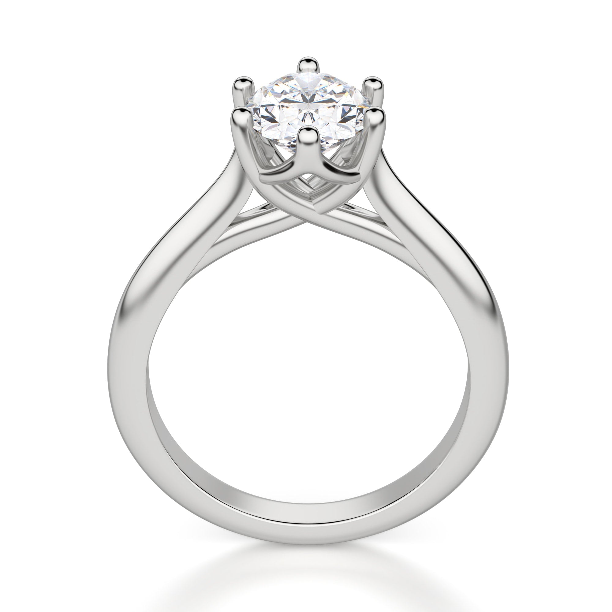 Classic Oval Cut Solitaire Engagement Ring