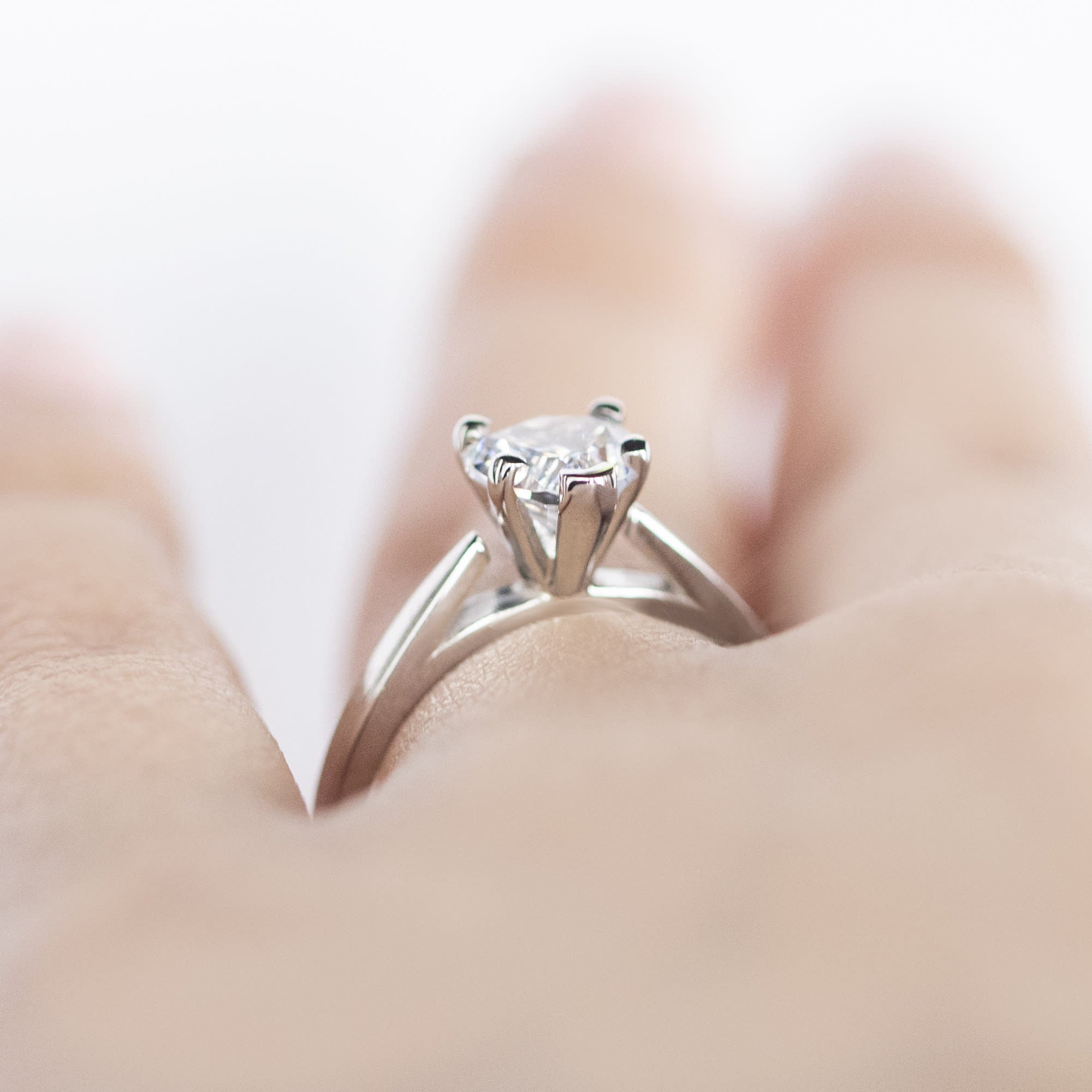 Heart Cut Solitaire Engagement Ring