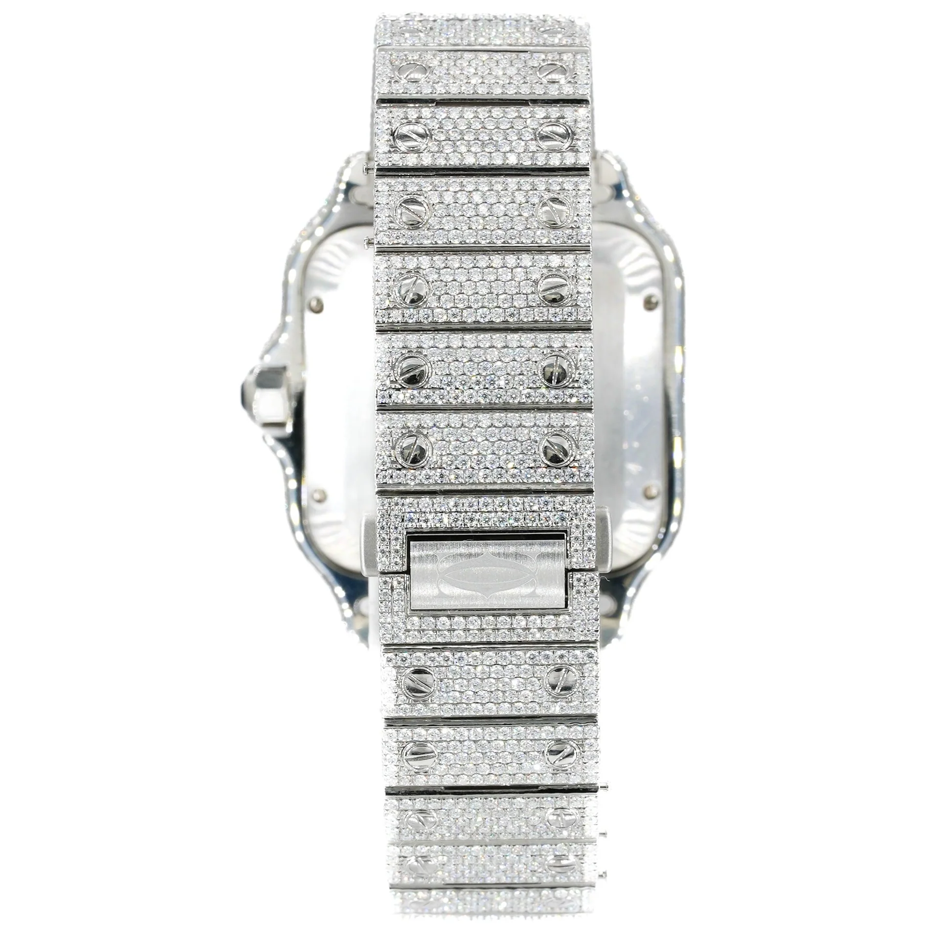 Iced Out Moissanite Hip Hop Luxury Diamond Watches for Men's