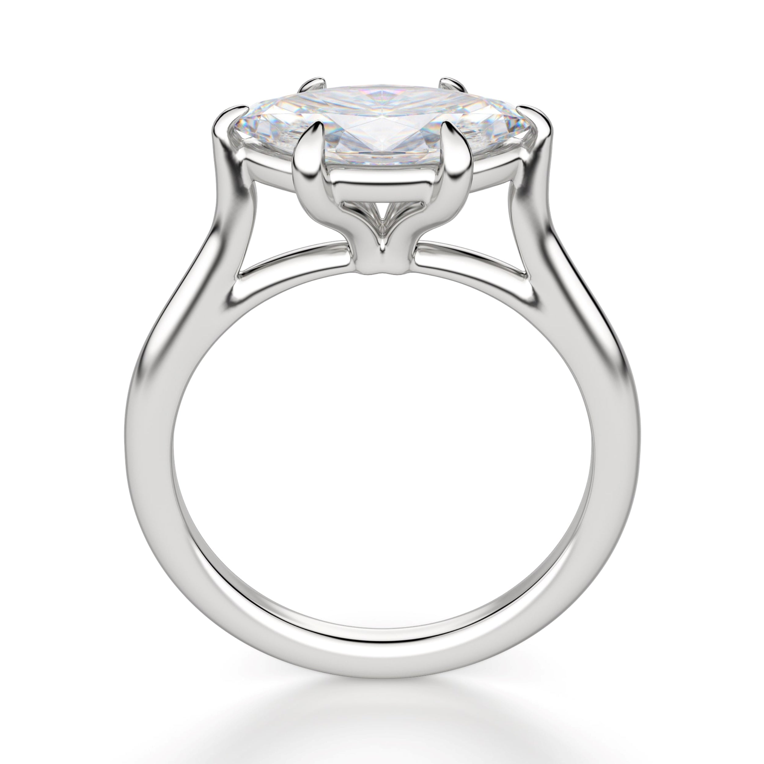 Marquise Cut Solitaire Engagement Ring