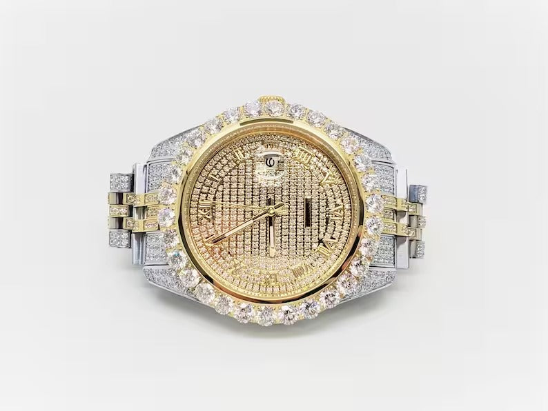 Rolex Moissanite Diamond Customized Watches Hip Hop Luxury Jewelry