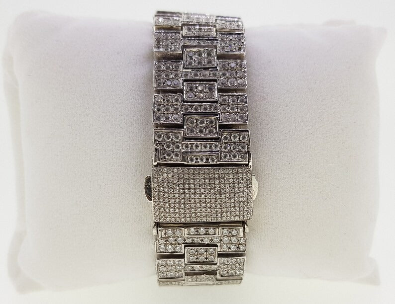 Iced Out Patek Moissanite Diamond Watch Hip Hop Jewelry for Men's